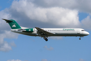 Carpatair Fokker 100 (YR-FKA) at  Hamburg - Fuhlsbuettel (Helmut Schmidt), Germany