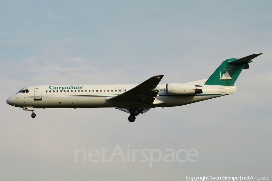 Carpatair Fokker 100 (YR-FKA) | Photo 11875