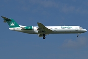 Carpatair Fokker 100 (YR-FKA) at  Hamburg - Fuhlsbuettel (Helmut Schmidt), Germany