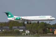 Carpatair Fokker 100 (YR-FKA) at  Hamburg - Fuhlsbuettel (Helmut Schmidt), Germany