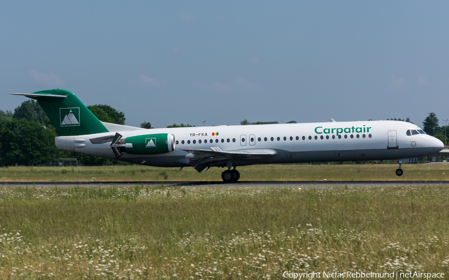Carpatair Fokker 100 (YR-FKA) | Photo 246065