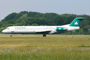 Carpatair Fokker 100 (YR-FKA) at  Hamburg - Fuhlsbuettel (Helmut Schmidt), Germany