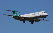 Carpatair Fokker 100 (YR-FKA) at  Hamburg - Fuhlsbuettel (Helmut Schmidt), Germany