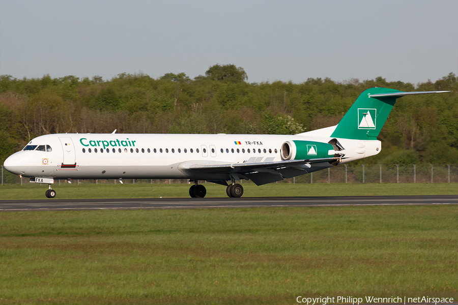 Carpatair Fokker 100 (YR-FKA) | Photo 257944