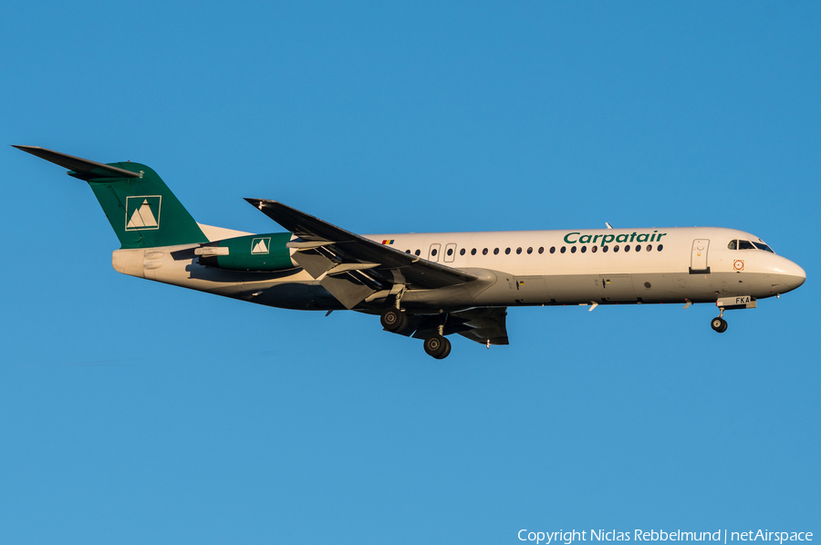 Carpatair Fokker 100 (YR-FKA) | Photo 267911