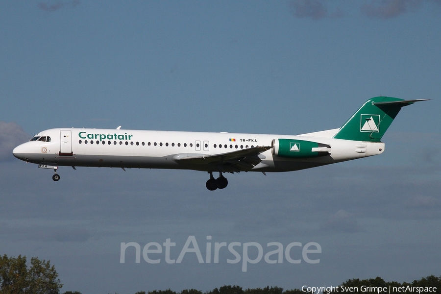 Carpatair Fokker 100 (YR-FKA) | Photo 269013