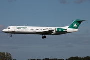 Carpatair Fokker 100 (YR-FKA) at  Hamburg - Fuhlsbuettel (Helmut Schmidt), Germany