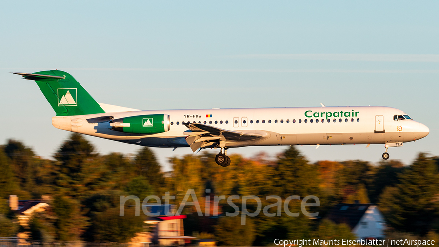 Carpatair Fokker 100 (YR-FKA) | Photo 292528