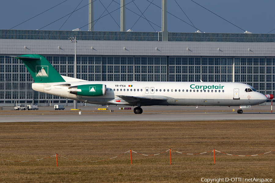 Carpatair Fokker 100 (YR-FKA) | Photo 232735