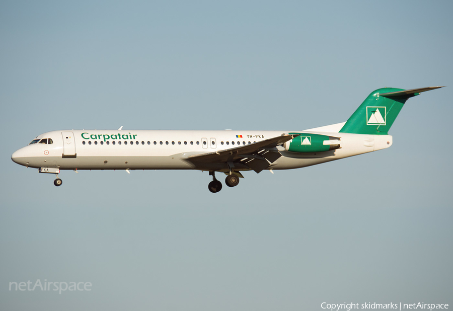Carpatair Fokker 100 (YR-FKA) | Photo 110351