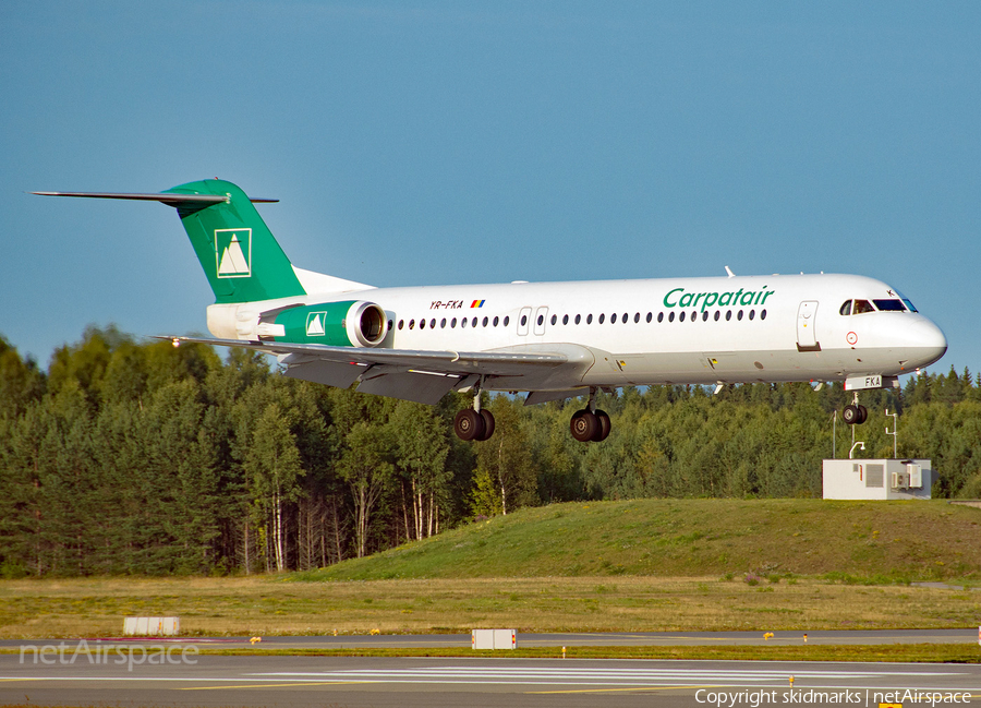 Carpatair Fokker 100 (YR-FKA) | Photo 184378