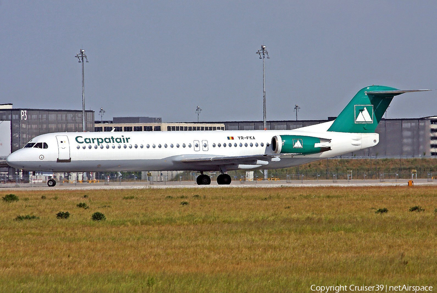 Carpatair Fokker 100 (YR-FKA) | Photo 113462