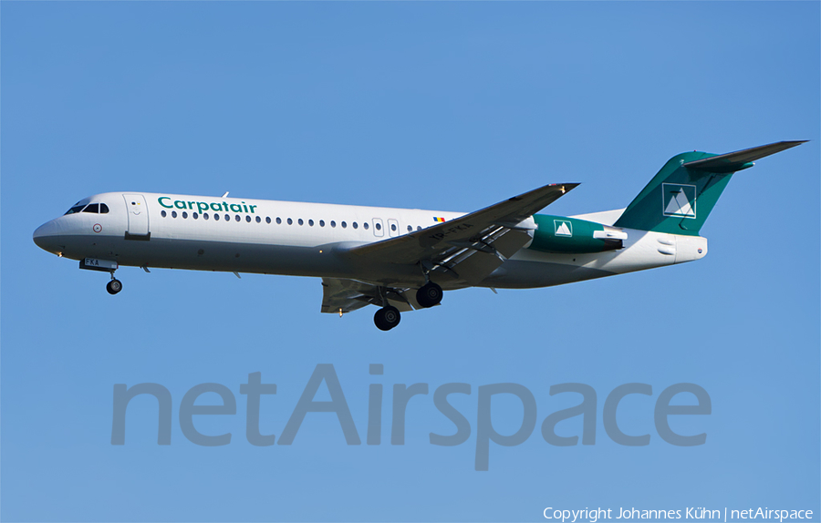 Carpatair Fokker 100 (YR-FKA) | Photo 78422