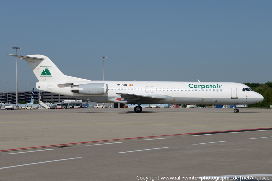 Carpatair Fokker 100 (YR-FKB) | Photo 528556