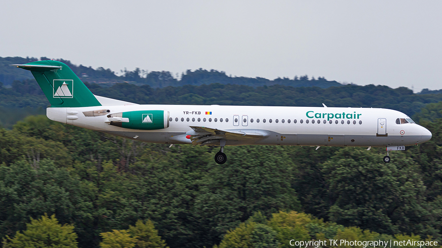 Carpatair Fokker 100 (YR-FKB) | Photo 581949
