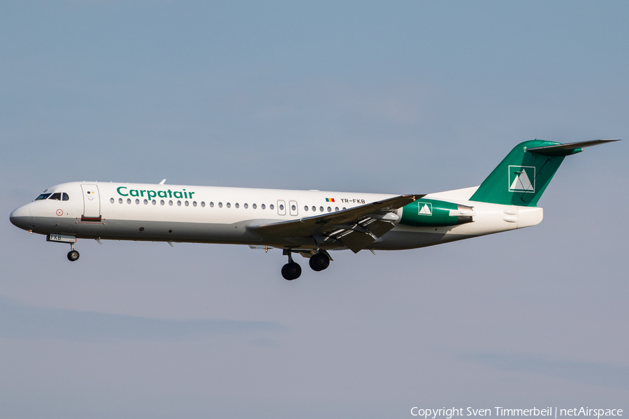 Carpatair Fokker 100 (YR-FKB) | Photo 514221