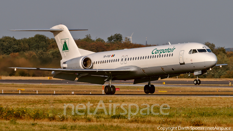 Carpatair Fokker 100 (YR-FKB) | Photo 324734