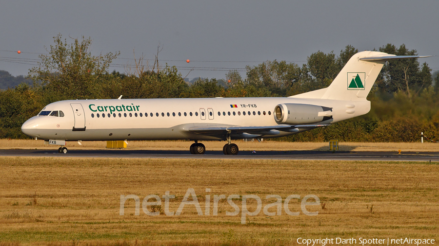 Carpatair Fokker 100 (YR-FKB) | Photo 324736