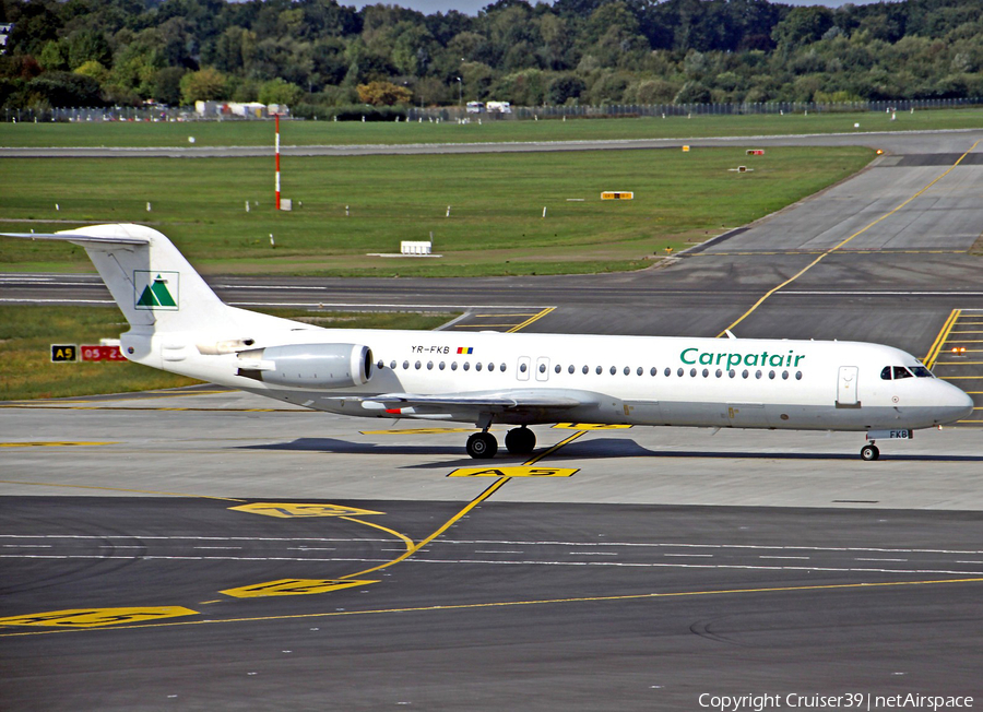 Carpatair Fokker 100 (YR-FKB) | Photo 314451
