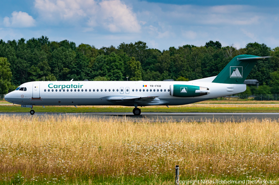 Carpatair Fokker 100 (YR-FKB) | Photo 455805