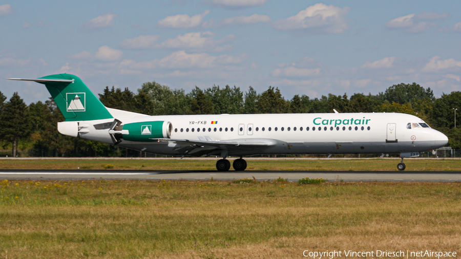 Carpatair Fokker 100 (YR-FKB) | Photo 524742