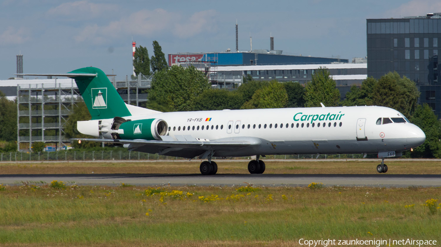 Carpatair Fokker 100 (YR-FKB) | Photo 524889