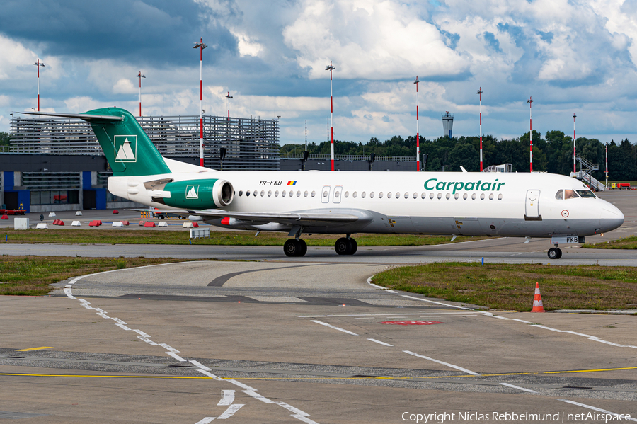 Carpatair Fokker 100 (YR-FKB) | Photo 525912