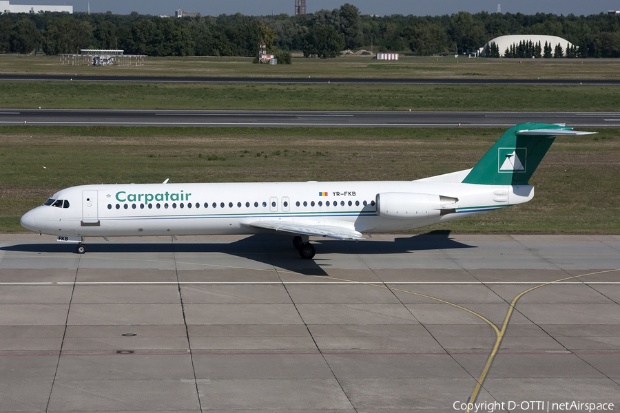 Carpatair Fokker 100 (YR-FKB) | Photo 417421