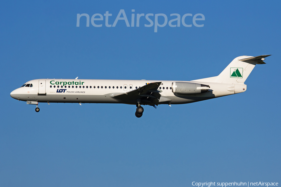 Carpatair Fokker 100 (YR-FKB) | Photo 125126