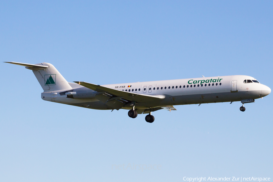 Carpatair Fokker 100 (YR-FKB) | Photo 141553