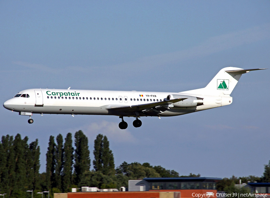 Carpatair Fokker 100 (YR-FKB) | Photo 179531