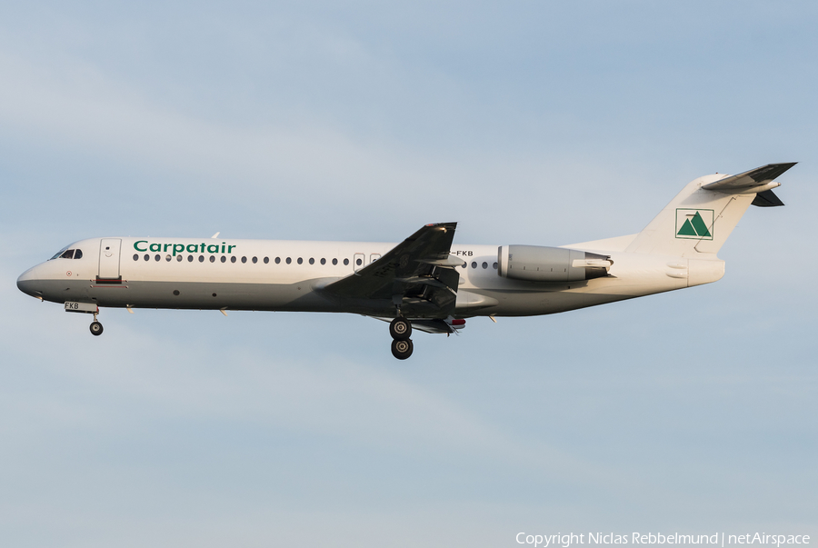 Carpatair Fokker 100 (YR-FKB) | Photo 264423