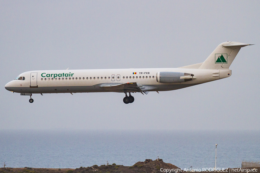 Carpatair Fokker 100 (YR-FKB) | Photo 147265