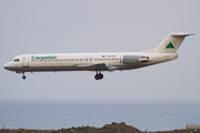 Carpatair Fokker 100 (YR-FKB) at  Gran Canaria, Spain