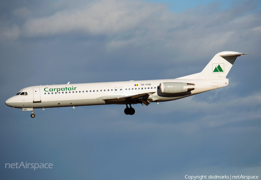 Carpatair Fokker 100 (YR-FKB) | Photo 105884