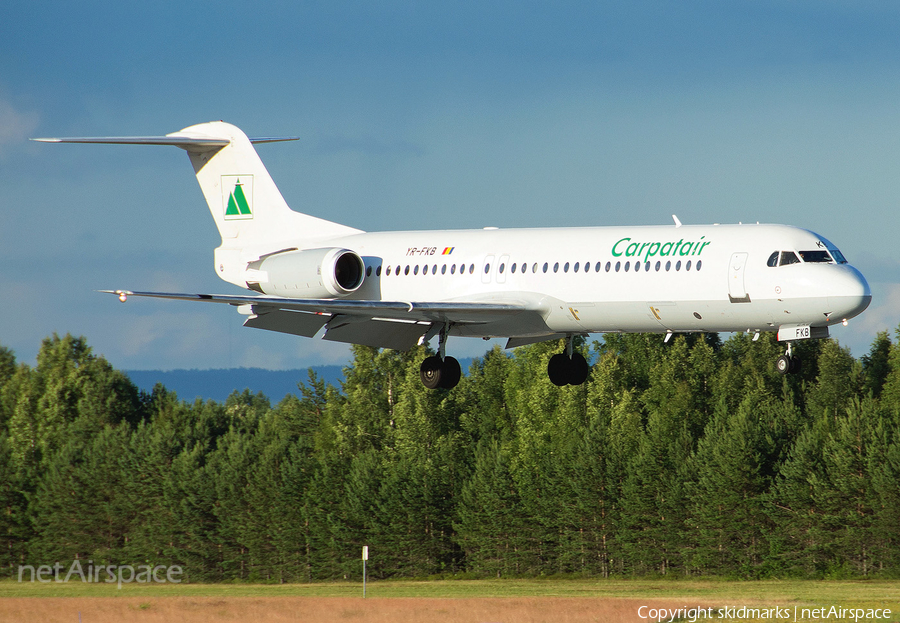Carpatair Fokker 100 (YR-FKB) | Photo 114018