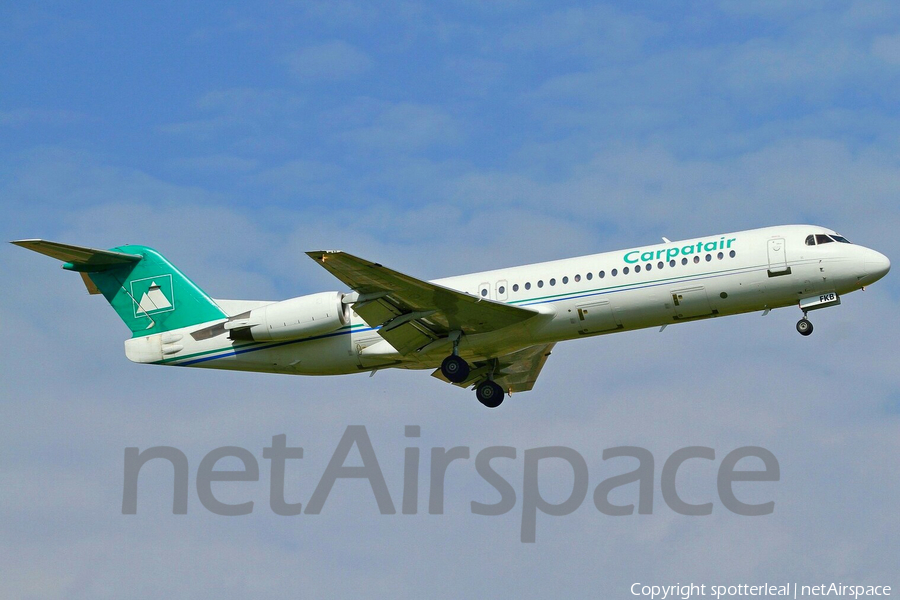 Carpatair Fokker 100 (YR-FKB) | Photo 216036