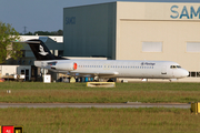 Flywings Fokker 100 (YR-FLW) at  Maastricht-Aachen, Netherlands