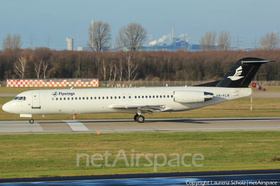 Flywings Fokker 100 (YR-FLW) | Photo 62336