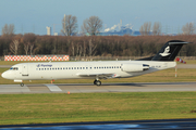 Flywings Fokker 100 (YR-FLW) at  Dusseldorf - International, Germany