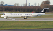 Flywings Fokker 100 (YR-FLW) at  Dusseldorf - International, Germany