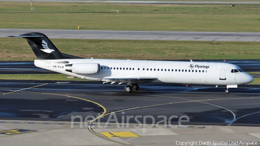 Flywings Fokker 100 (YR-FLW) | Photo 214778