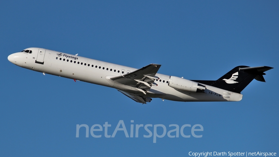 Flywings Fokker 100 (YR-FLW) | Photo 214779