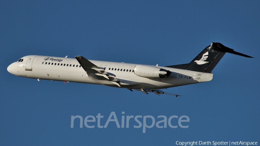 Flywings Fokker 100 (YR-FLW) | Photo 214780