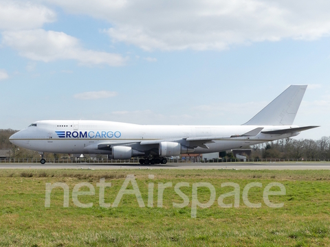 ROM Cargo Airlines Boeing 747-45EF (YR-FSB) at  Maastricht-Aachen, Netherlands