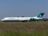 Carpatair Fokker 100 (YR-FZA) at  Liege - Bierset, Belgium