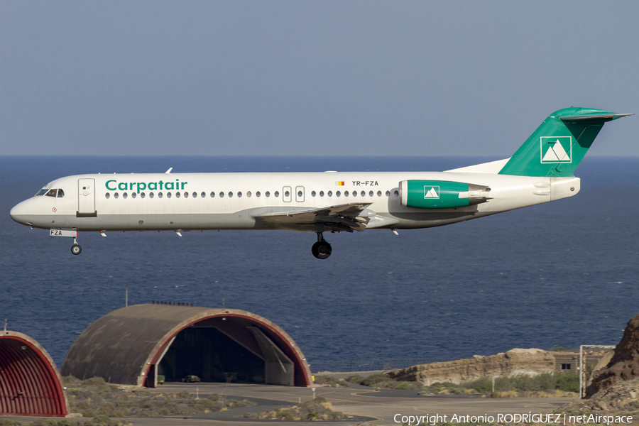 Carpatair Fokker 100 (YR-FZA) | Photo 239107
