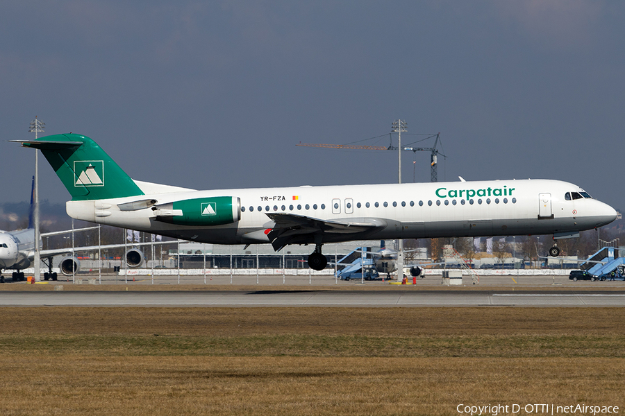 Carpatair Fokker 100 (YR-FZA) | Photo 232705