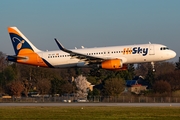 HiSky Europe Airbus A320-232 (YR-JOY) at  Hamburg - Fuhlsbuettel (Helmut Schmidt), Germany