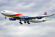 Legend Airlines Airbus A340-313E (YR-LRC) at  Hamburg - Fuhlsbuettel (Helmut Schmidt), Germany